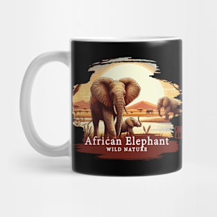 African Elephant - WILD NATURE - ELEPHANT -3 Mug